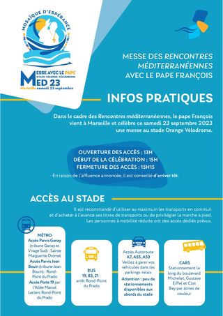 LIVRET INFOS PRATIQUES MESSE PAPALE
