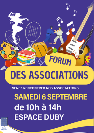 Forum des Associations 6.09 2025 bl jaune